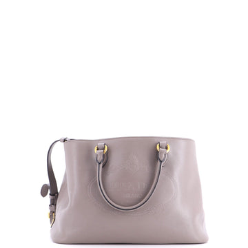 Prada Embossed Logo Convertible Open