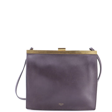 Celine Clasp Crossbody Bag Leather Mini