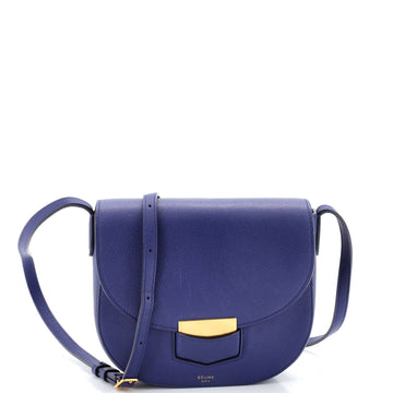 Celine Trotteur Crossbody Bag Grainy