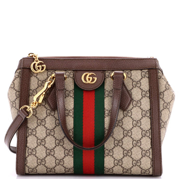 Gucci Ophidia Top Handle Tote Gg Coated