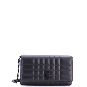 Burberry Lola Clutch On Chain Quilted