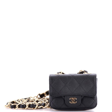 Chanel Classic Flap Charm Chain Belt Bag