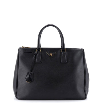 Prada Double Zip Lux Tote Saffiano