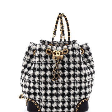 Chanel Chained Drawstring Cc Bucket