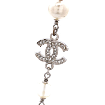 Chanel Cc Station Long Necklace Metal