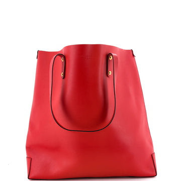 Burberry Crest Shopping Tote Leather