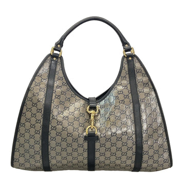 Gucci Crystal Gg Shoulder Bag Dark Navy