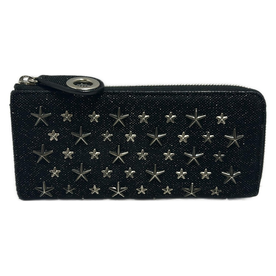 Jimmy Choo Nixie Long Wallet Black