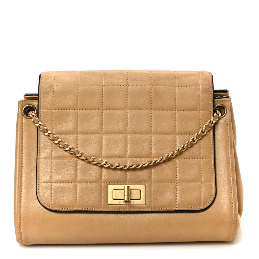 Chanel Lambskin Chocolate Bar Accordion