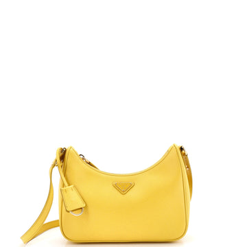 Prada Re-Edition Hobo Saffiano Leather