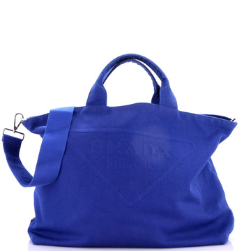 Prada Embossed Triangle Logo Convertible
