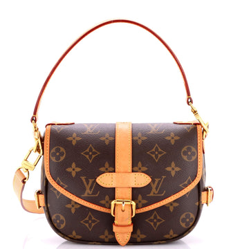 Louis Vuitton Saumur Handbag Canvas Bb