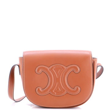 Celine Cuir Triomphe Folco Bag Leather