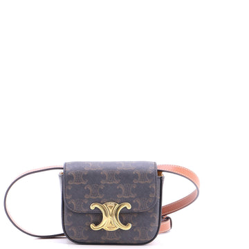 Celine Claude Shoulder Bag Triomphe