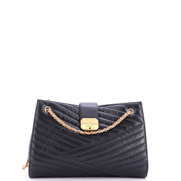 Chanel Gabrielle Tote Chevron Leather