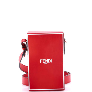 Fendi Logo Vertical Box Crossbody Bag