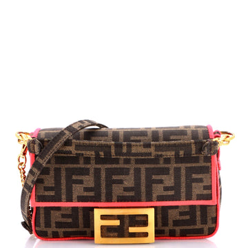 Fendi Baguette Nm Bag Zucca Canvas Mini