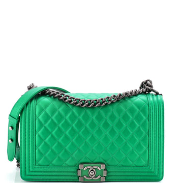 Chanel Boy Flap Bag Quilted Lambskin New
