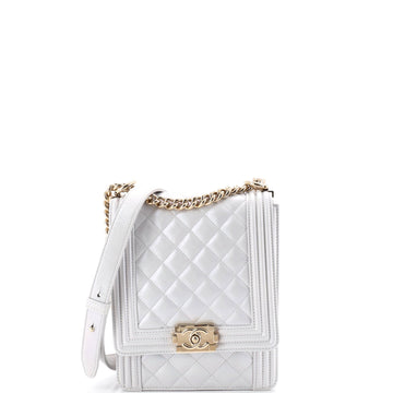 Chanel North South Boy Flap Bag Quilted