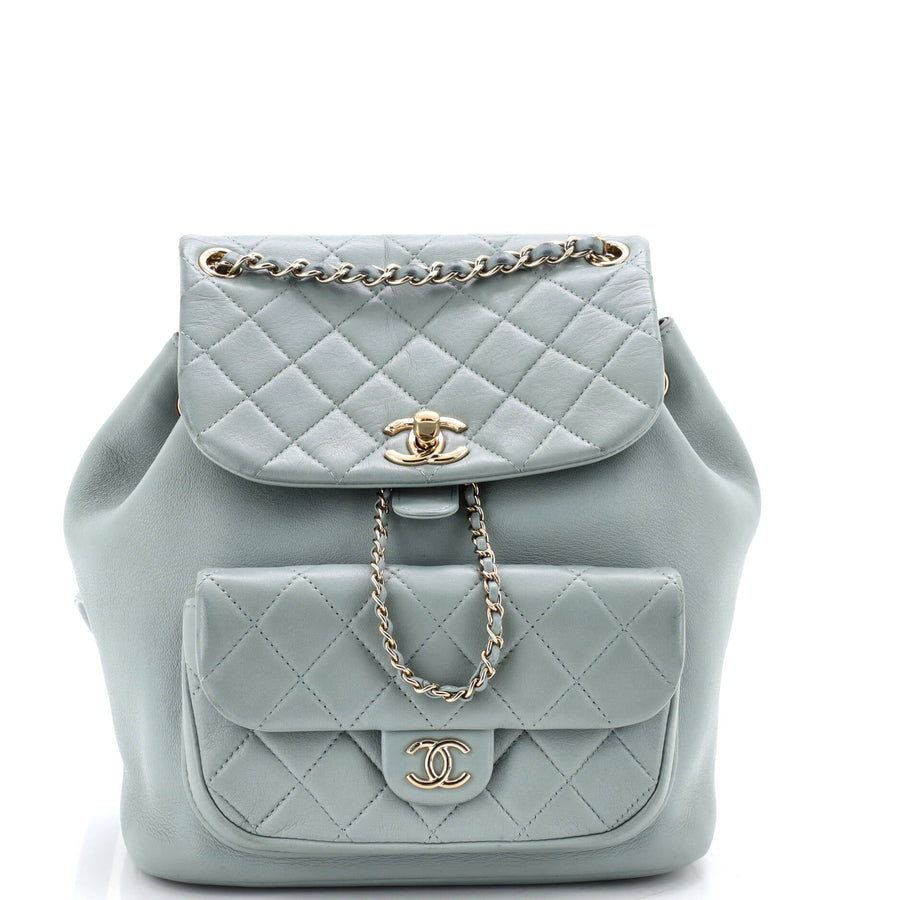 Chanel Duma Drawstring Backpack Quilted