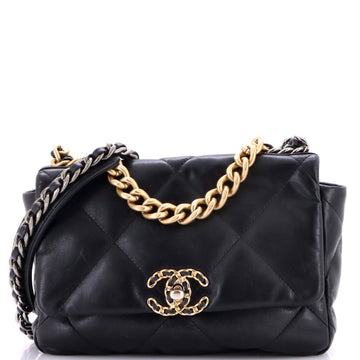 Chanel 19 Flap Bag Quilted Leather