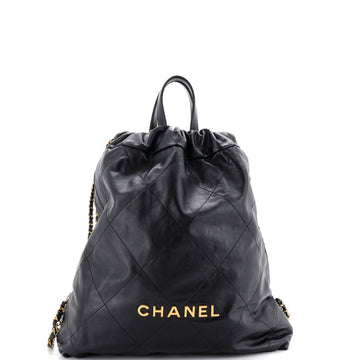 Chanel 22 Chain Backpack Quilted