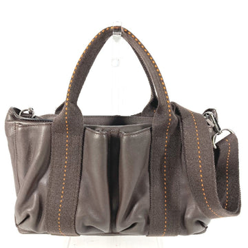 Hermes Horizontal Caravan Bag Leather Pm