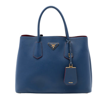 Prada Cuir Double Tote Saffiano Leather