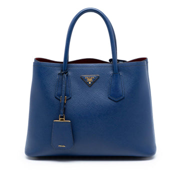 Prada Cuir Double Tote Saffiano Leather
