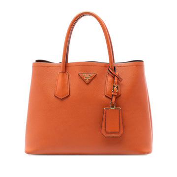 Prada Cuir Double Tote Saffiano Leather
