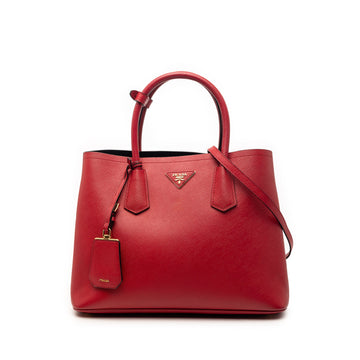 Prada Cuir Double Tote Saffiano Leather
