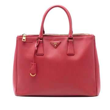 Prada Double Zip Lux Tote Saffiano