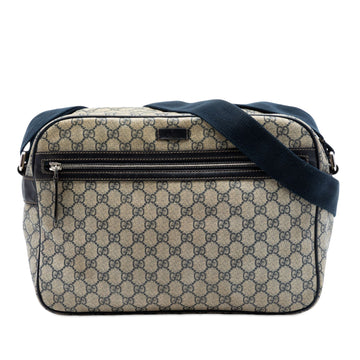 Gucci Front Zip Camera Bag Gg Coated
