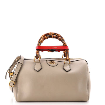 Gucci Diana Nm Bamboo Handle Boston Bag