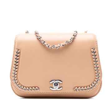 Chanel Braided Chic Flap Bag Calfskin