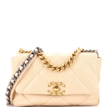 Chanel 19 Flap Bag Quilted Leather