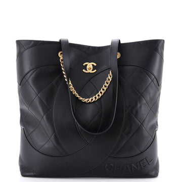 Chanel Club Monaco Shopping Tote Quilted