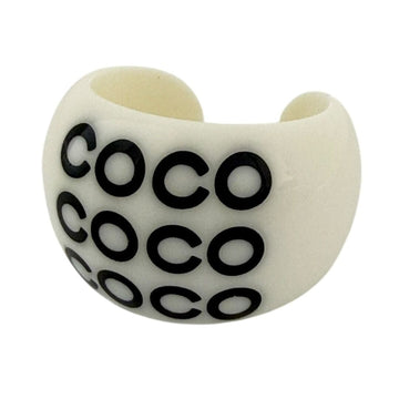 Chanel One Band Plastic Ring