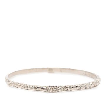 Chanel Cc Logo Bracelet Silver-Tone