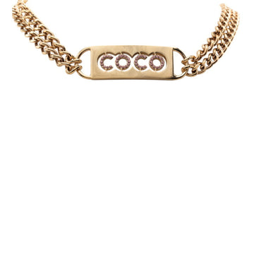 Chanel Cc Logo Chain Pendant Necklace