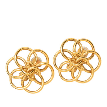 Chanel Earrings Gold-Tone Metal