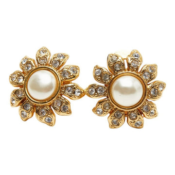Chanel Clip-On Earrings Gold-