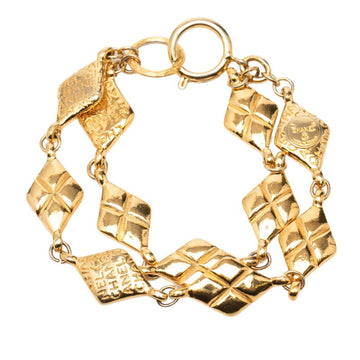 Chanel Bracelet Gold Matelassé Double