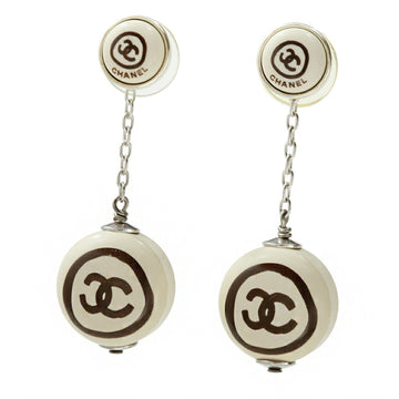 Chanel Cc Logo Earrings Metal