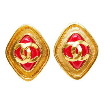 Chanel Cc Logo Clip-On Earrings Metal