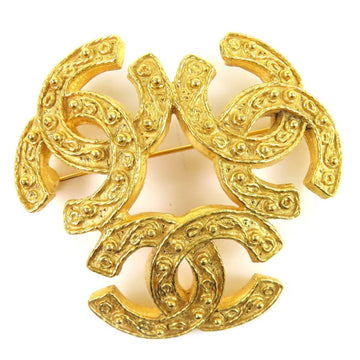 Chanel Cc Logo Brooch Metal