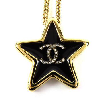 Chanel Cc Logo Star Pendant Necklace