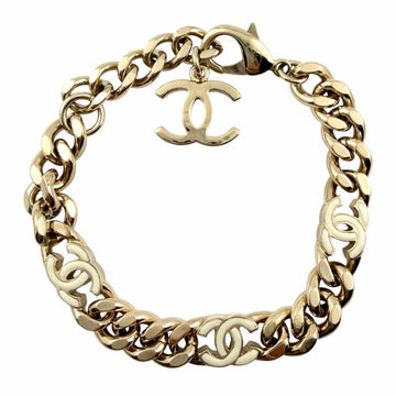 Chanel Cc Logo Chain Bracelet Metal