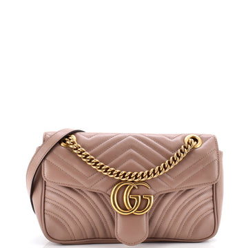Gucci Gg Marmont Flap Bag Matelasse