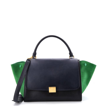 Celine Tricolor Trapeze Bag Leather